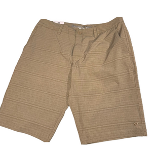 Hang Ten Tan Flat Front Shorts Size 32